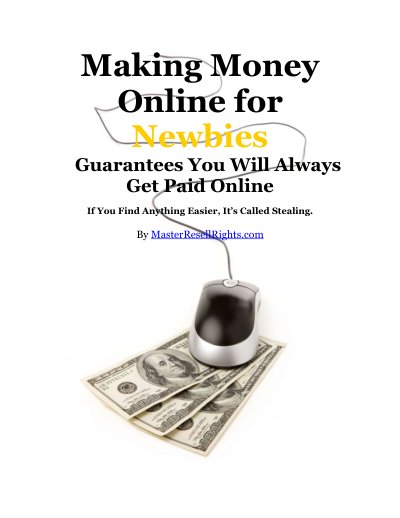 Making Money Online for Newbies